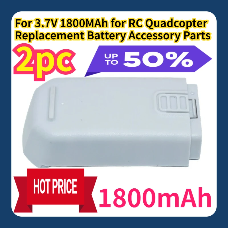 

Запасная батарея 3,7 В 1800 мАч для радиоуправляемых квадрокоптеров, аксессуары и запчасти