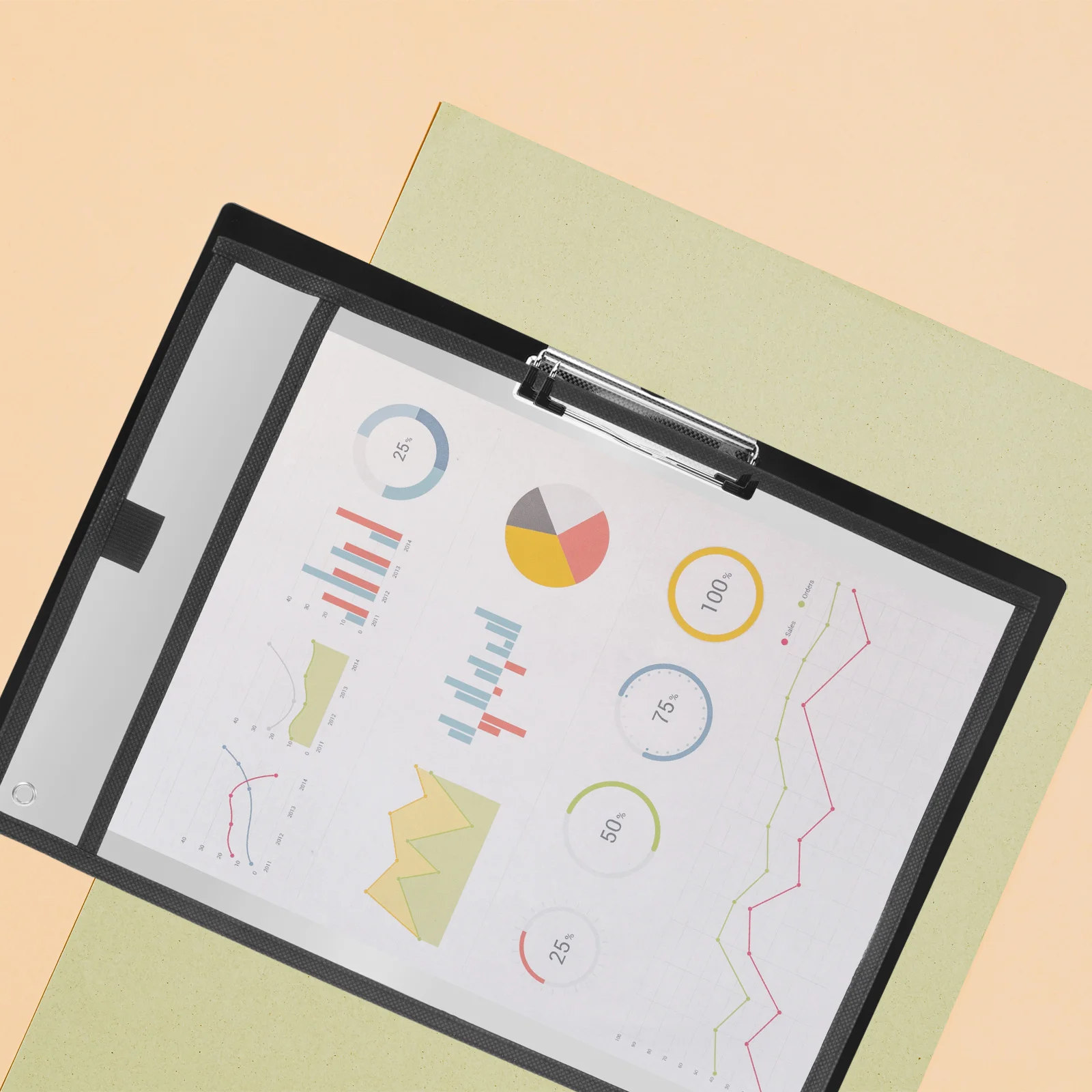 6 Buah Kantong Penghapus Kering Pvc Bening Yang Dapat Digunakan Kembali dengan Penyimpanan Spidol 10 Warna untuk Perlengkapan Pengajaran Kantor Kelas Alat Tulis Sekolah