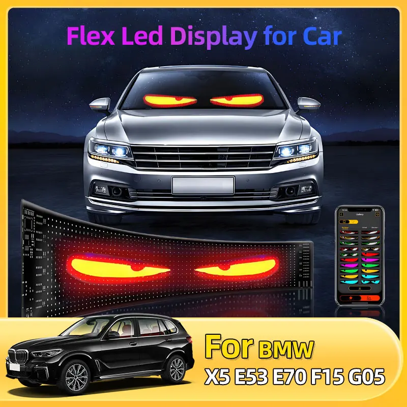 Автомобильная динамическая декоративная лампа Devil Eye для BMW X5 E53 E70 F15 G05 X6 E71 F16 G06 X7 G07 X3 E83 F25 G01 X4 F26 G02 X1 E84 F48 F49 Автомобильная динамическая декоративная лампа Devil Eye для BMW X5 E53 E70 F15 G05 X6 E71 F16 G06 X7 G07 X3 E83 F25 G01 X4 F26 G02 X1 E84 F48 F49
