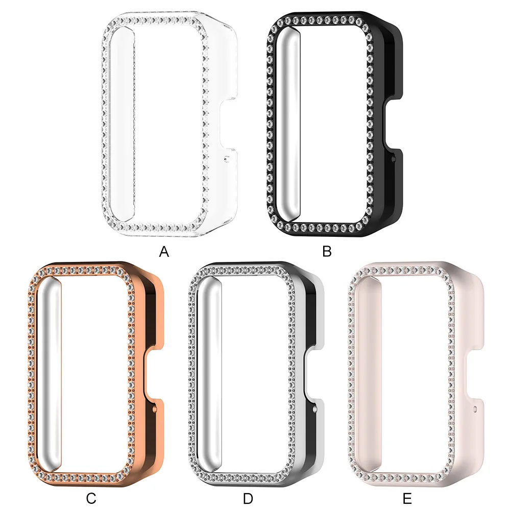 PC Diamant eingelegte Fall Smartwatch Schutzhülle staub dichte Uhr Gehäuse Anti-Kratzer für Samsung Galaxy Fit 3 SM-R390