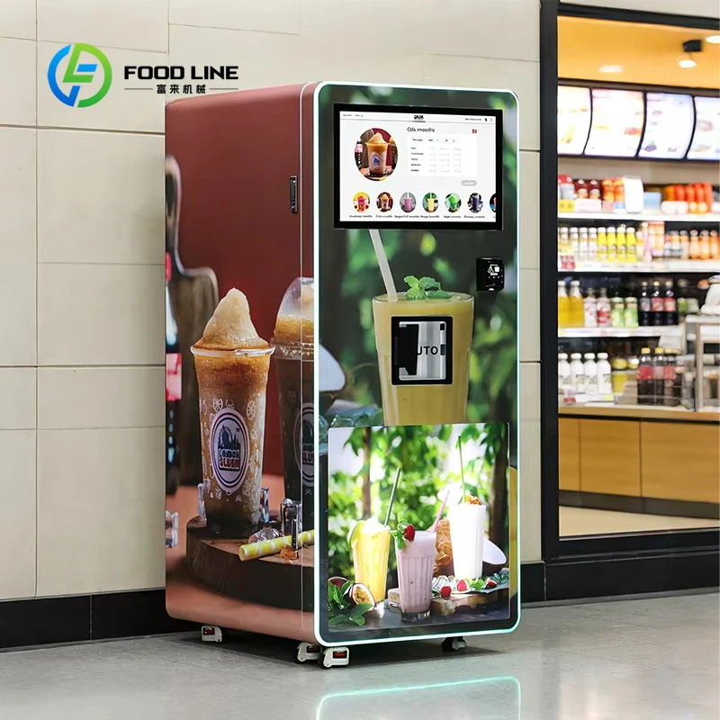 Customized Commercial Frozen Beverage Slushy Maker Self Service Slushie Dispenser For Retail Catering Scenes