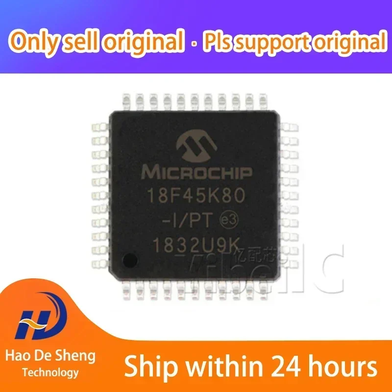 

10 шт./лот PIC18F45K80-I/PT TQFP44 новый оригинальный в наличии, поставки электронных компонентов