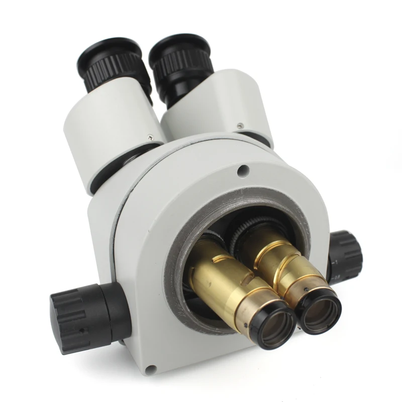 Simul-Focal 7X-45X Continuous Zoom Stereo Trinocular Microscope CTV Adapter Barlow Lens For Phone Lab PCB Repair Soldering