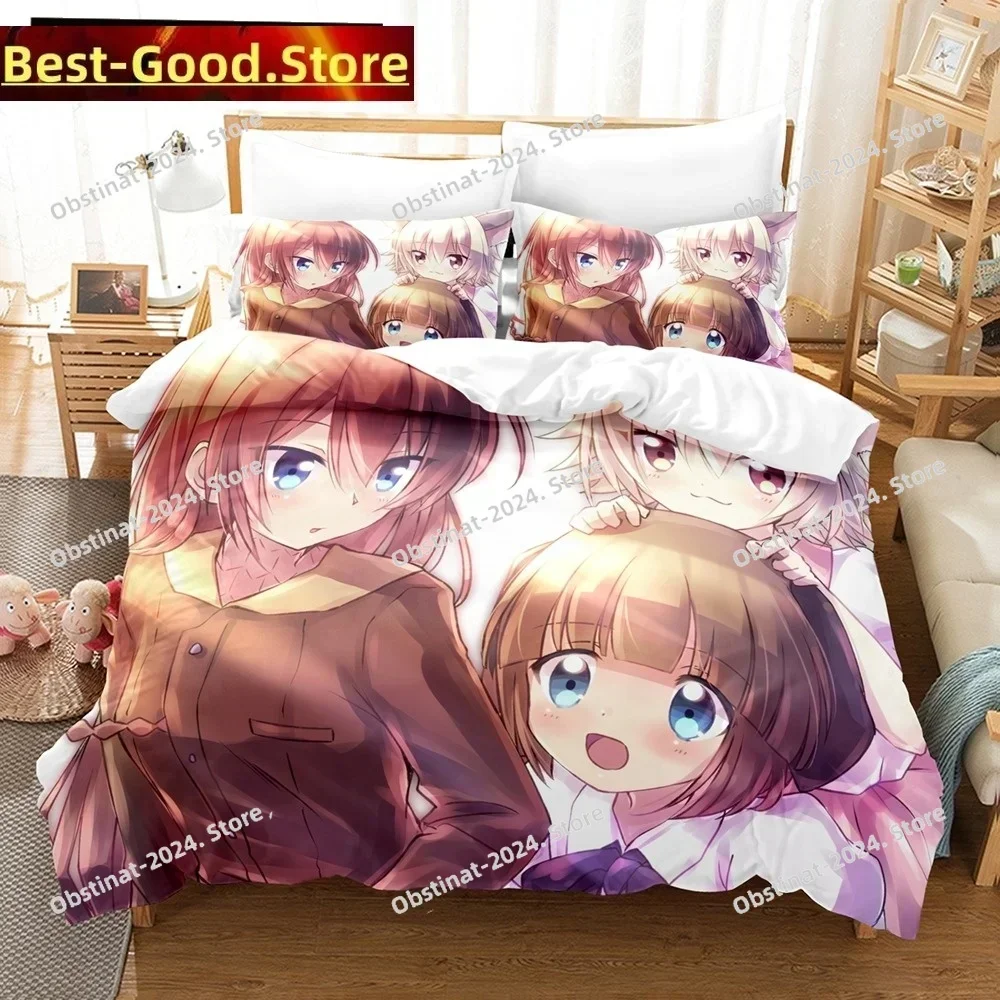 3D Death March to the Parallel World Rhapsody Bedding Set Single Twin Full Queen King Size Bed Set Adult Bedroom Duvet Cover Set