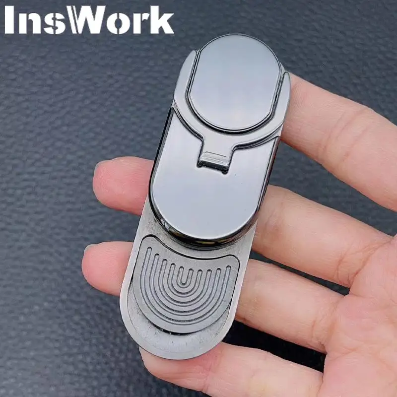 Inswork Uco EDC Decompression Metal Toys Zirconium Alloy Push Slider Magnetic Decompression Toys