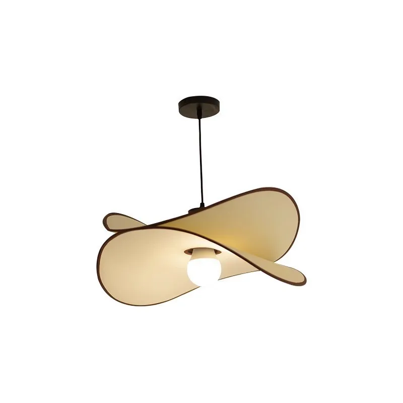 

Living Room Bedroom Dining Room Study Potato Chips Chandelier Nanyang Vintage Wabi **** Wind Fabric Light