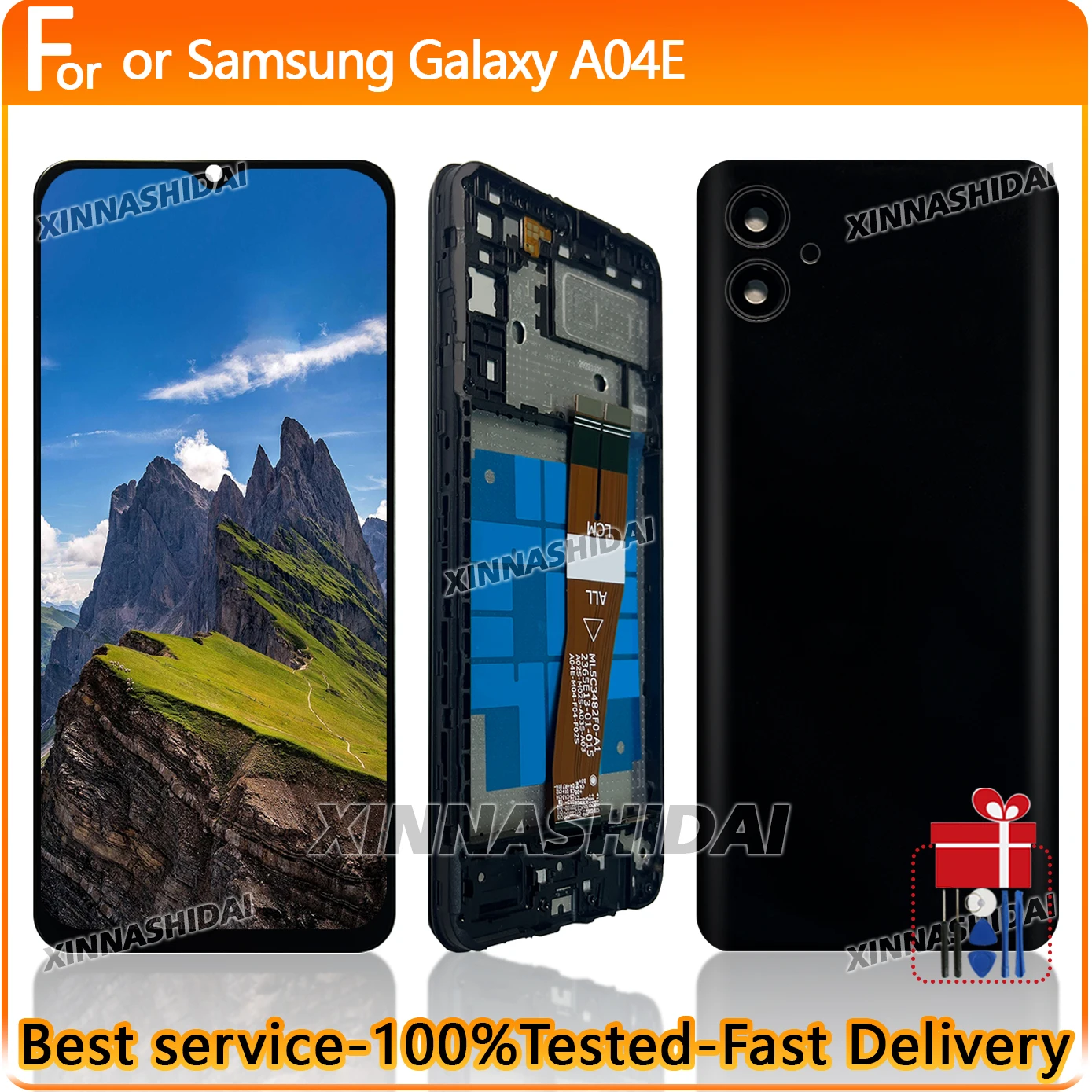 tela-lcd-tft-de-alta-qualidade-para-samsung-galaxy-a04e-substituicao-do-display-com-digitalizador-e-aro-e-tampa-da-bateria