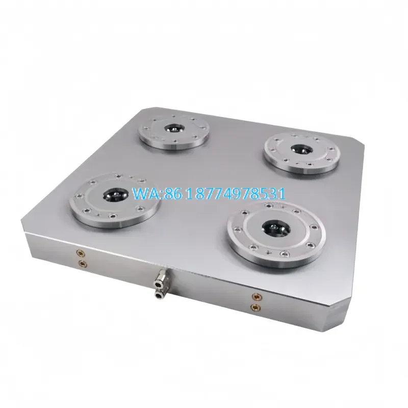 Wmwmnu for Lang Quick Change Square Manual Zero Point Positioning Plate 192x192x27mm Precision 0.005mm Stainless Steel