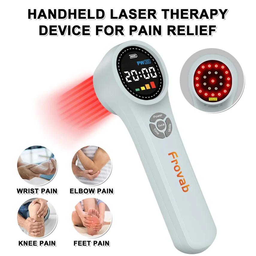 1760mW 660nm 810nm 980nm Class 3b/4 Laser Red Laser Therapy for Chronic Pain Relief Infrared Light Phototherapy Wound Healing