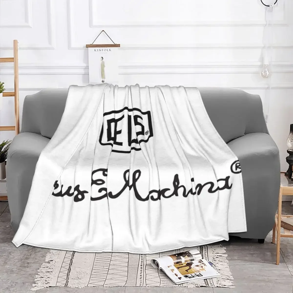 Deus Ex Machina Blanket Bedspread Bed Plaid Plaid Sofa Anime Plush Bedspread 135 Thermal Blanket Home Textile Luxury