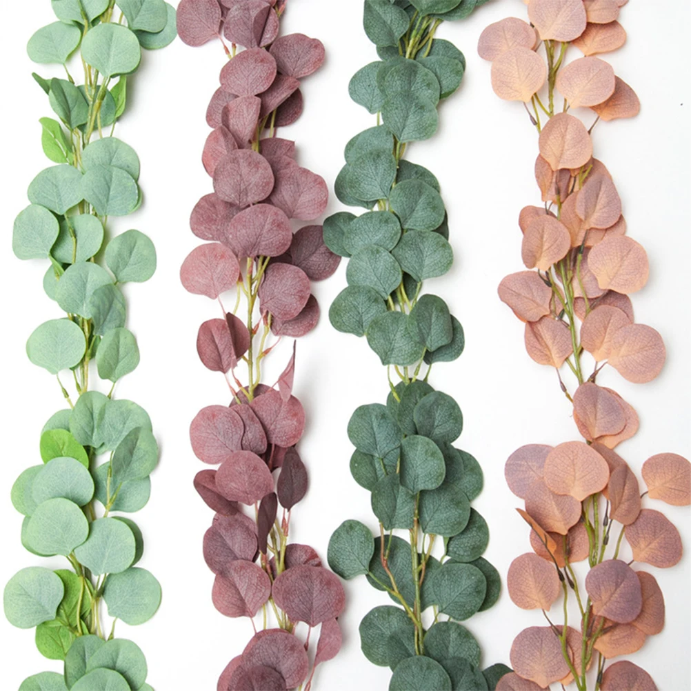 

Wreath Simulated Eucalyptus Outdoor Christmas Decor Leaves Stems Wall Hanging Decoraiton