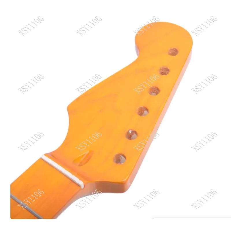 

Left-Handed ST Style Guitar Neck, 22 Fret, Canadian Hard Maple, Golden Lacquer Part