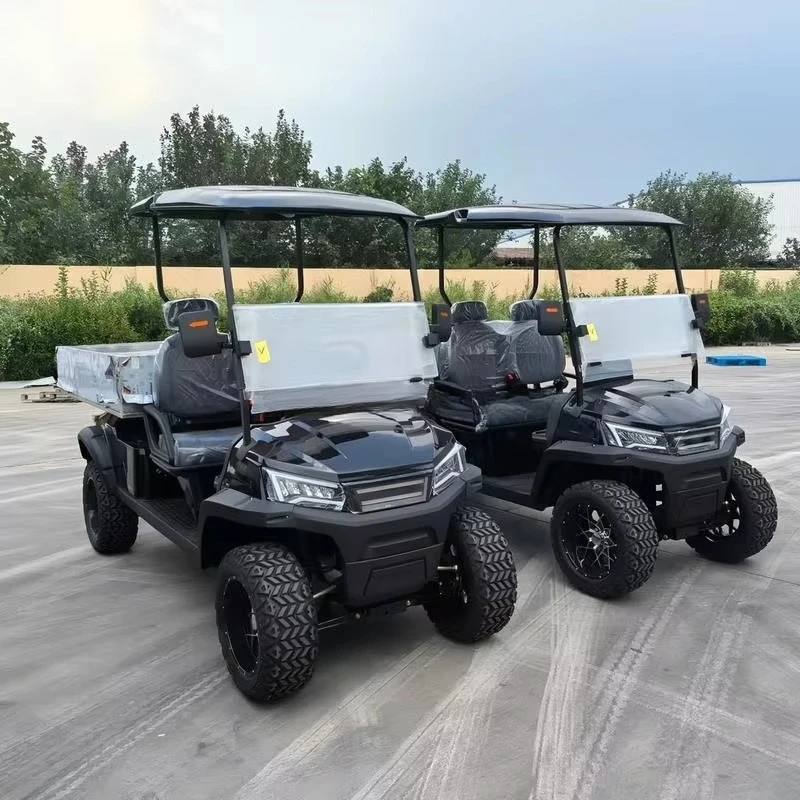 Electric Golfcart 4x4 Utility Lithium Upgrade Off Road Club Car 4 Seats Electric Passenger Golf Cart Accept Customized