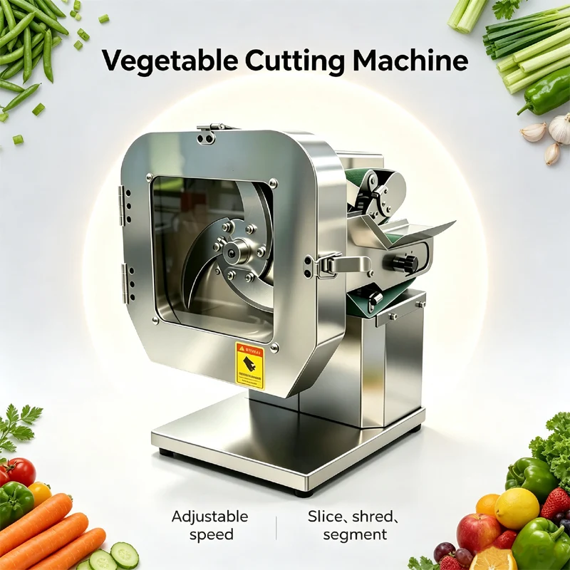 Vegetable Cutter Stainless Steel Multi Function Electric Vegetable Slicer Shredder Scallion Cutter For Kitchen
