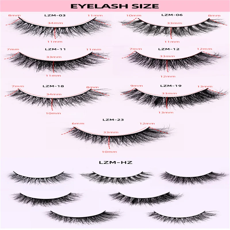 7 Paar natürliche, flauschige 3D-Stereo-Wimpern, leicht und bequem, Frittier-Haarsimulation für einen verbesserten Blick