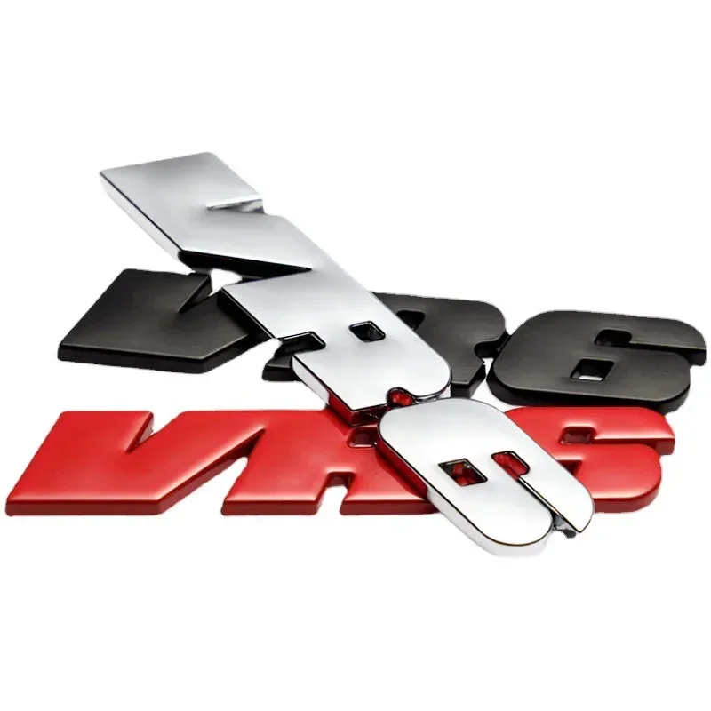 3D Metal Car Letters VR6 Logo Emblem Badge Decals For Volkswagen Jetta A3 Passat VW Golf 3 MK2 MK4 MK3 VR6 Sticker Accessories