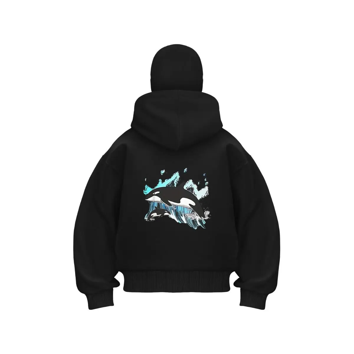 

Мужская толстовка с двойным капюшоном Orca Aquatic Sea Ocean, новинка, мужская с капюшоном