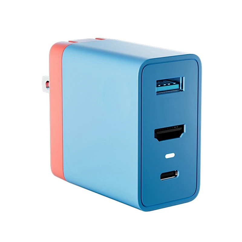 Switch Dock For Nintendo Switch 3-In-1 Fast Charger Portable TV Docking Station 4K -Compatible For Laptop Ipad Phone US Plug