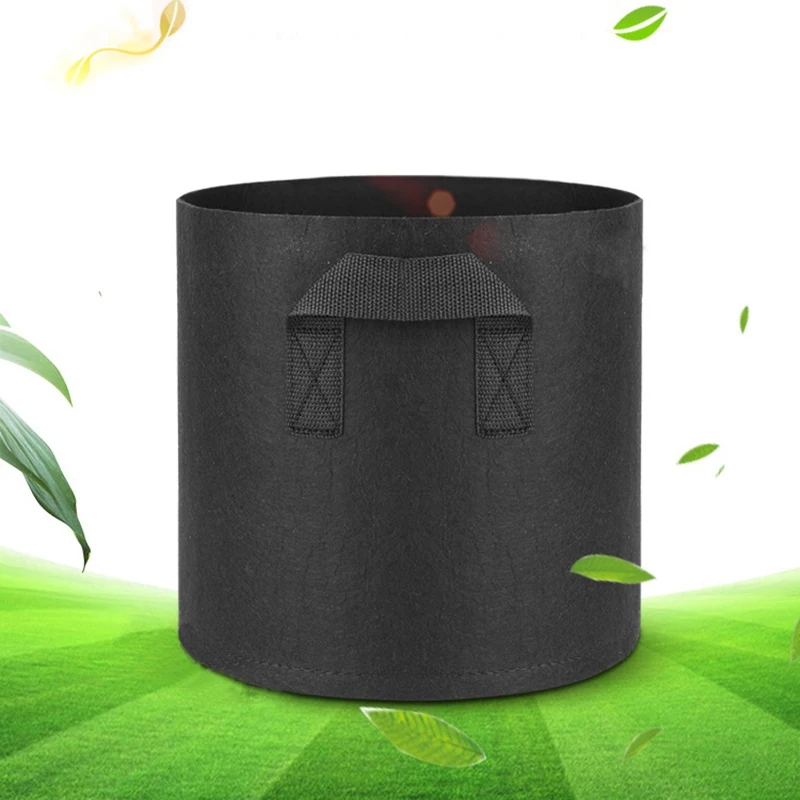 

New Non Woven Fabric Planting Bag For Grow Flowers Grow Seedlings Planting Trees Transplant Planting Bag Horticultural Flowerpot