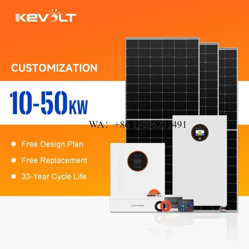 Solar Energy System 10kW 20kW Solar Panels With Battery and Inverter Panneau Solaire Kit Complet All in One Solar Power