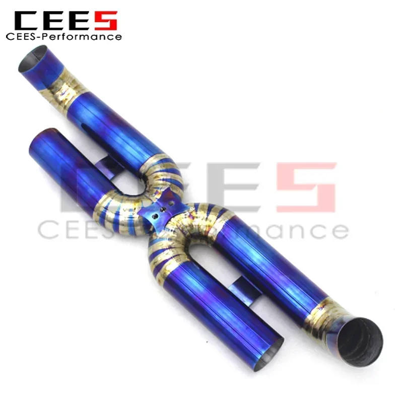 CEES Factory Outlet Caback Exhaust for PORSCHE 911 992 Turbo S 3.8T 2020-2023 Titanium Race Car Exhaust Pipe Straight Exhaust