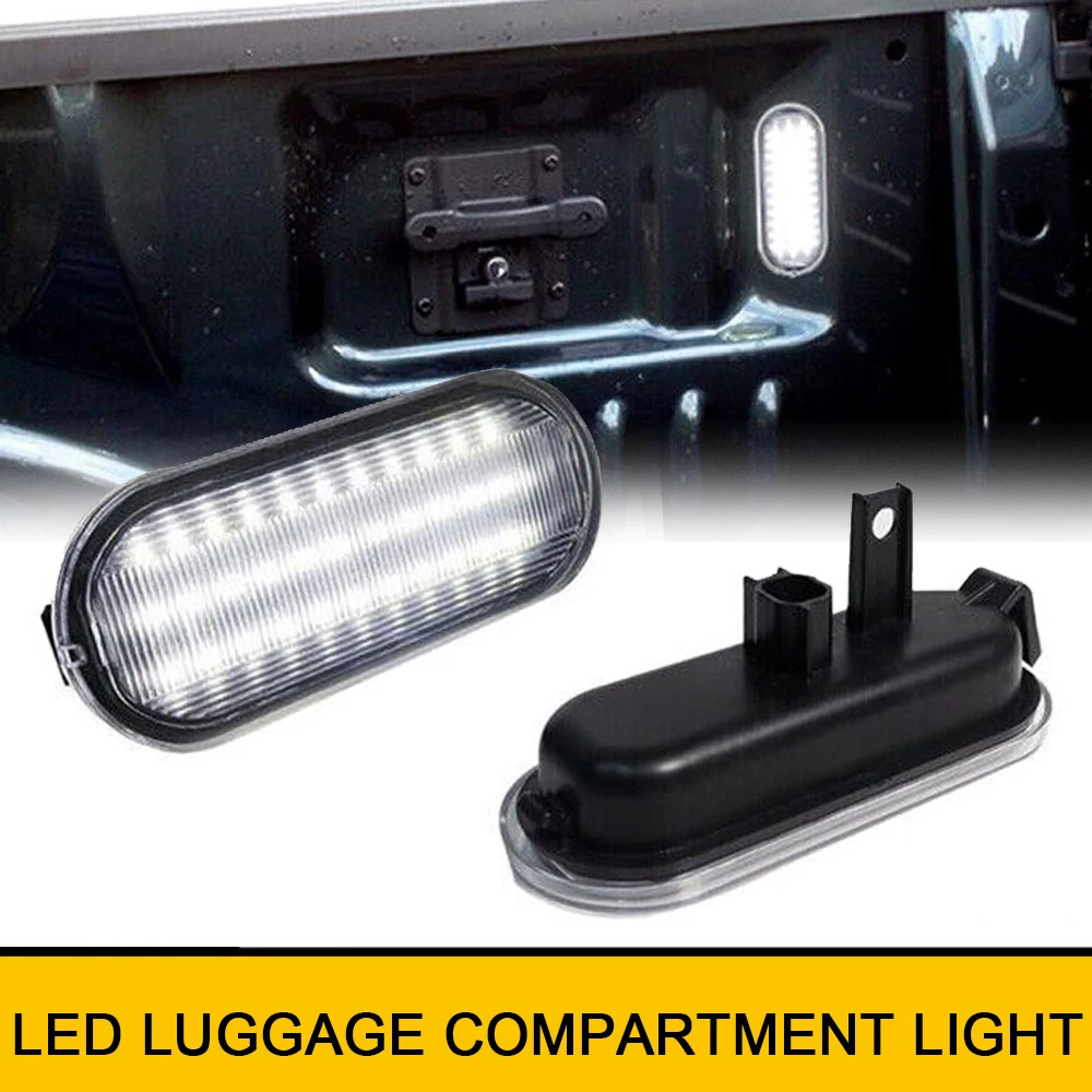 6000K LED Cargo Trunk Bed Light Free Error For Ford F-150 F-250 F-350 F-450 Super Duty Raptor Interior Luggage Compartment Light