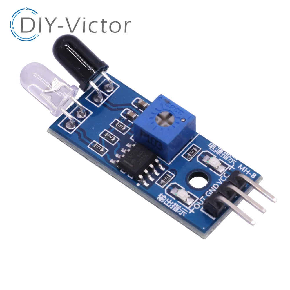 New Smart Electronics Sensor Smart Car Robot Reflective Photoelectric 3pin IR Infrared Obstacle Avoidance Sensor Module