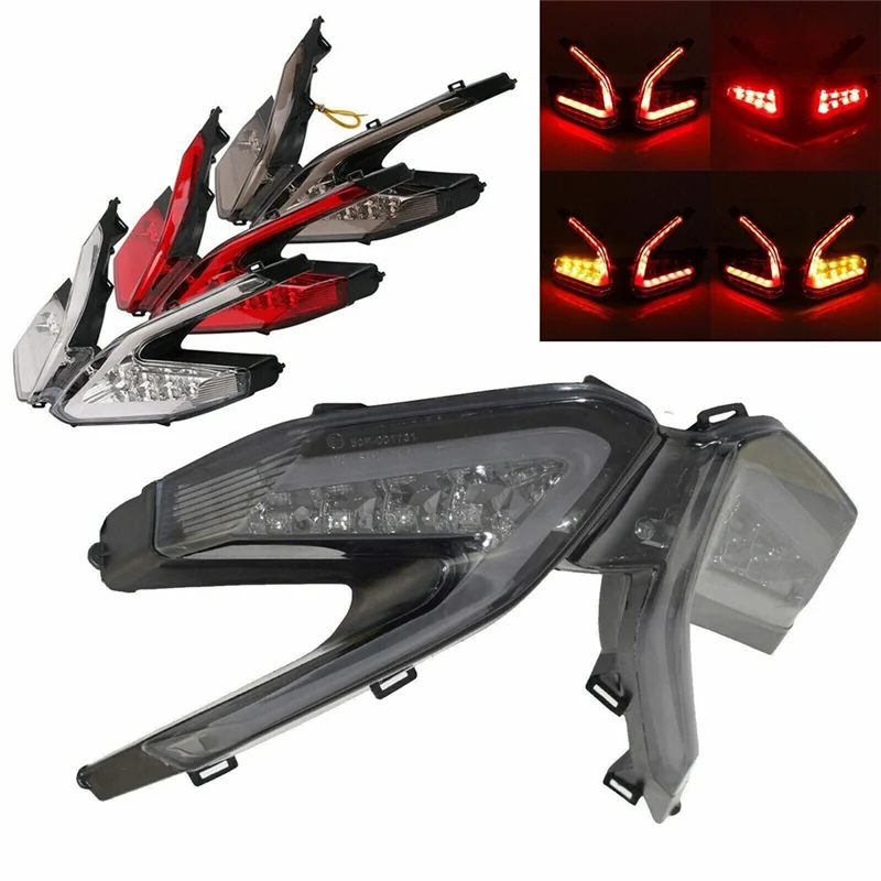

For DUCATI 899 959 1199 S R 1299 LED Tail Light Turn Signal Driving Brake Light Rear Taillight Integrated Accessories B