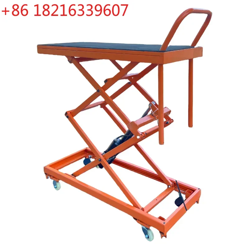 TAO Electric Hydraulic lifting stool foot-operated Trolley Movable Decoration only Wall plastering tiles Flatbed trolley