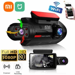 XIAOMI MIJIA HD 1080P Dual Lens Dash Cam for Cars BlackBox Car Video Recorder with WIFI Night Vision G-sensor Loop Recording Dvr