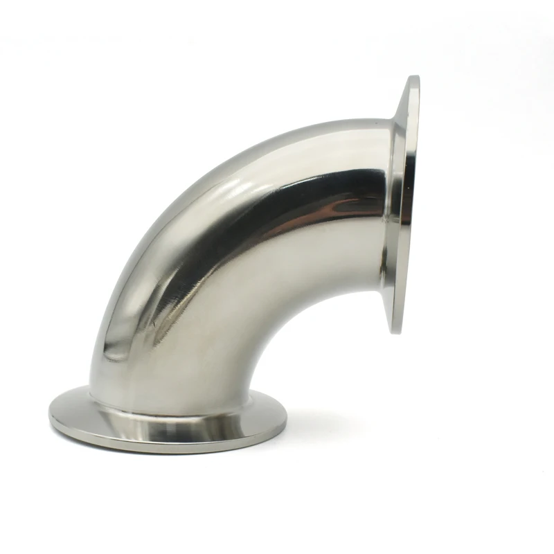 Stainless Steel 304 Vacuum KF Quick Fitting Elbow 90 Degree Elbow Flange Joint  KF16 KF25 KF40 KF50