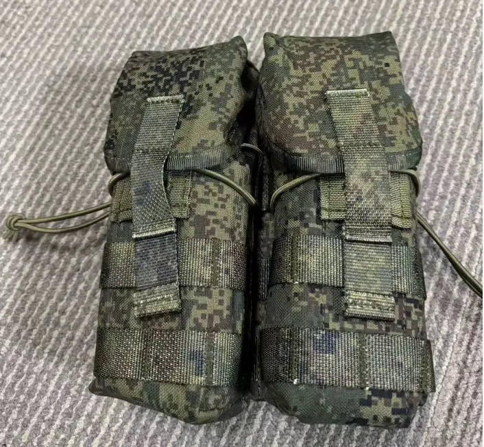 Russia EMR Single Double Magazine Pouch 5.56 7.62 Mag Holder MOLLE Mag Pouch For M4 AK Outdoor Paintball Hunting Gear - view 6