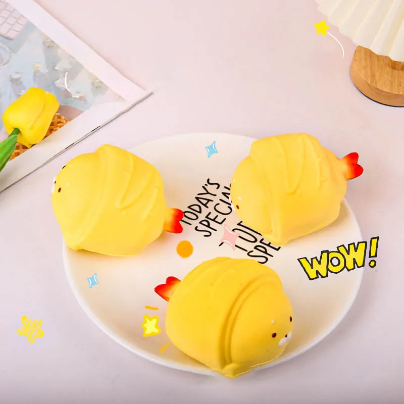 

Японская еда, игра, креветки, суши, влажные и мягкие игрушки для декомпрессии с медленным отскоком, популярная мягкая игрушка, снимающая стресс, игрушка Моти в подарок