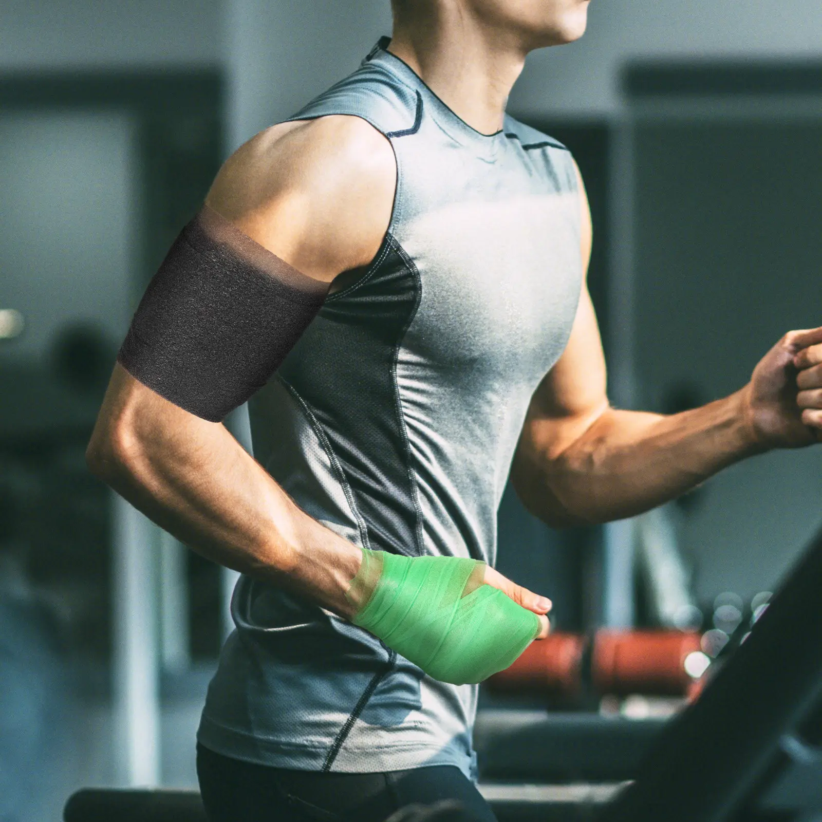 

4 рулона спортивной предварительной обмоточной ленты с губчатой мембраной, комфортной и нежной для кожи, с широким охватом, дышащие спортивные повязки для бокса