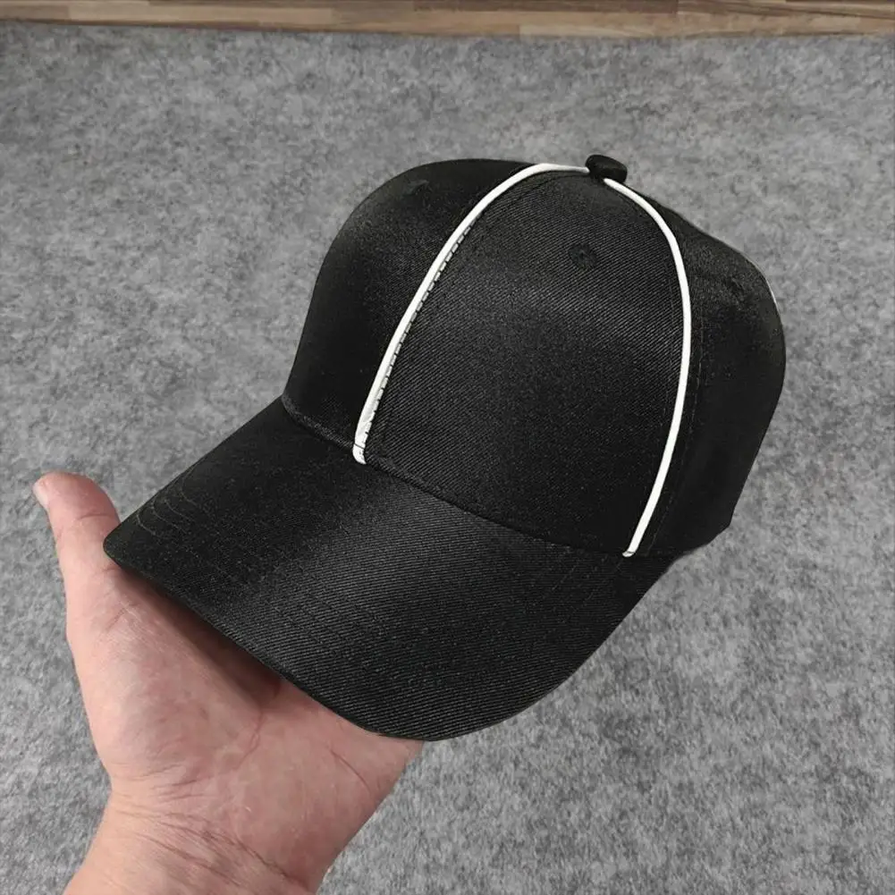 Cappello da arbitro per allenamento sportivo elegante e lavabile Cappello unisex da donna per uomo con nastro di fissaggio