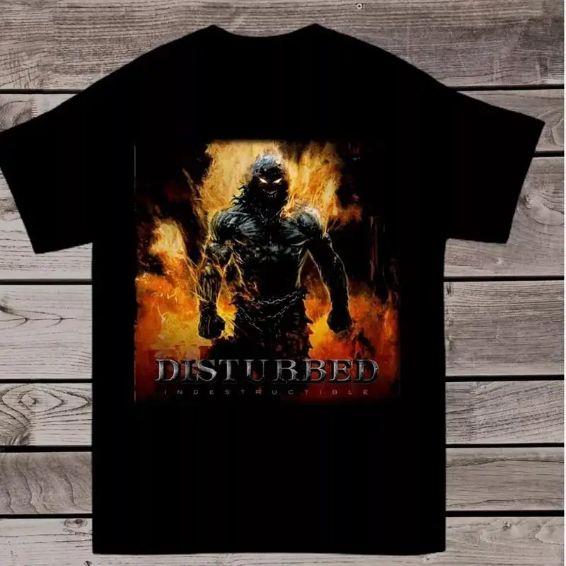 Disturbed Band Indestructible Album Black T Shirt Full Size S 5Xl
