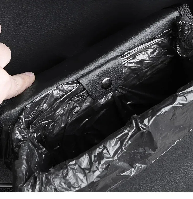 Auto Mülleimer Auto Tür Lagerung Box Faltbare Sitz Zurück Hängen Auto Innen Produkte – Detail 9