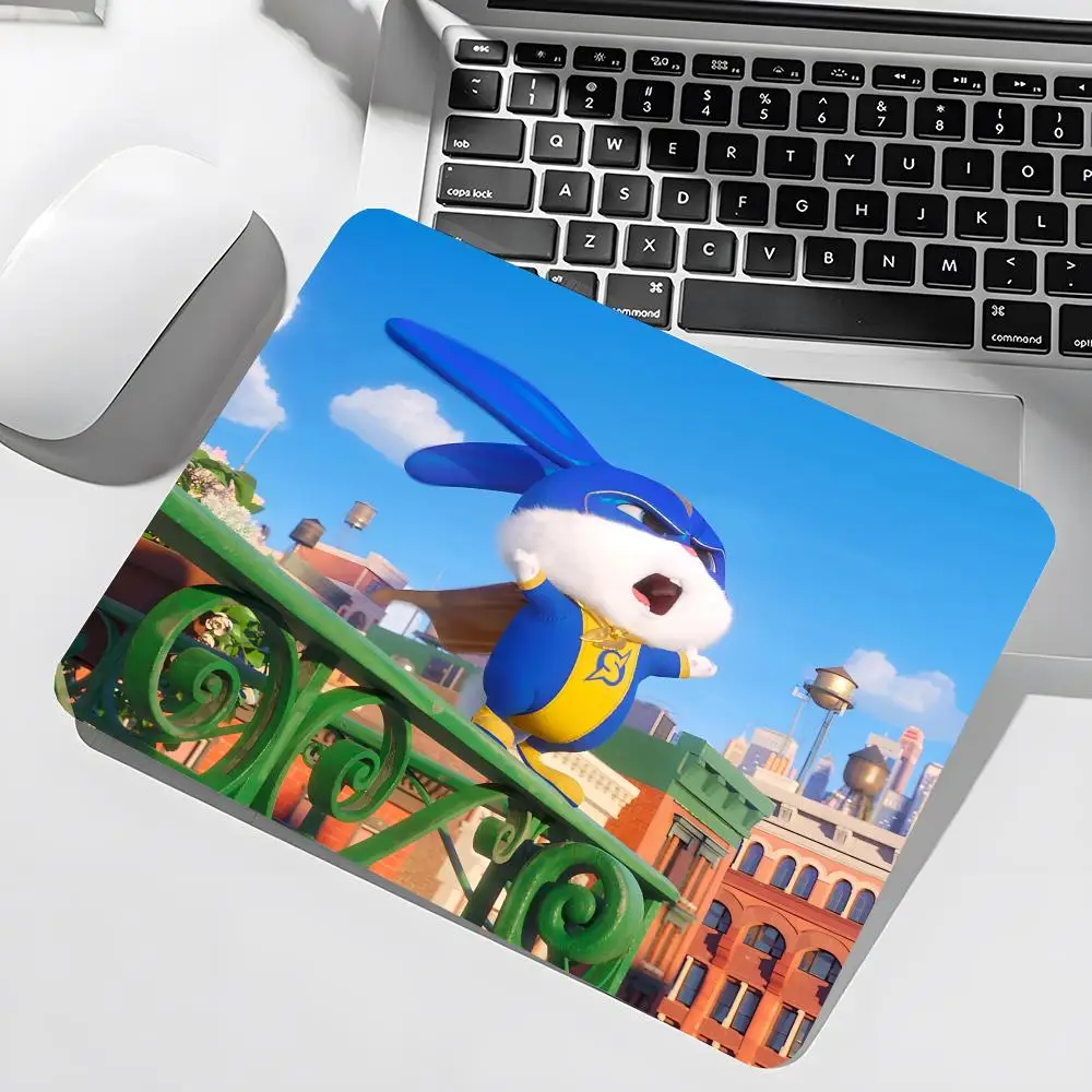 Snowball Rabbit Mouse Pad Gamer Large Size Office Desk Protector Mat 450x400X2MM Waterproof Desktop Mouse Pad