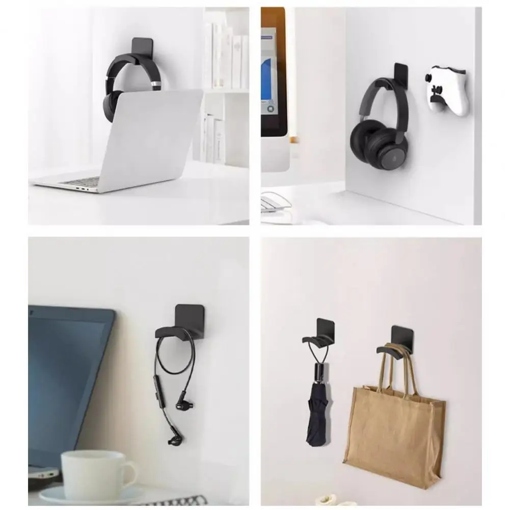 Headphone Holder Headphone Hanger Stand with Anti-slip Pads Universal Earphone Holder Game Controller Organizer Rack 1kg Load