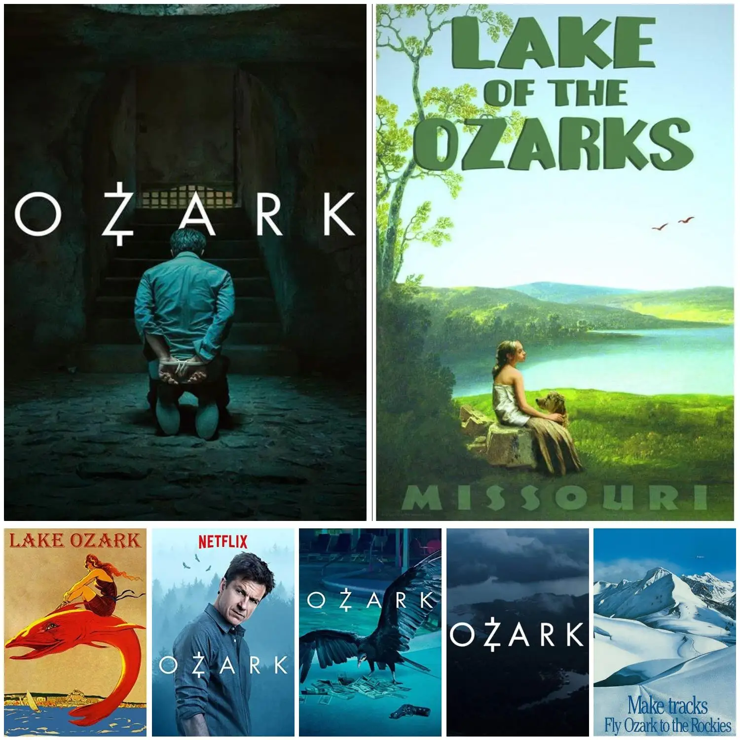 ozark Poster Canvas Art Poster and Wall Art Picture Print Modern Family bedroom Decor Posters