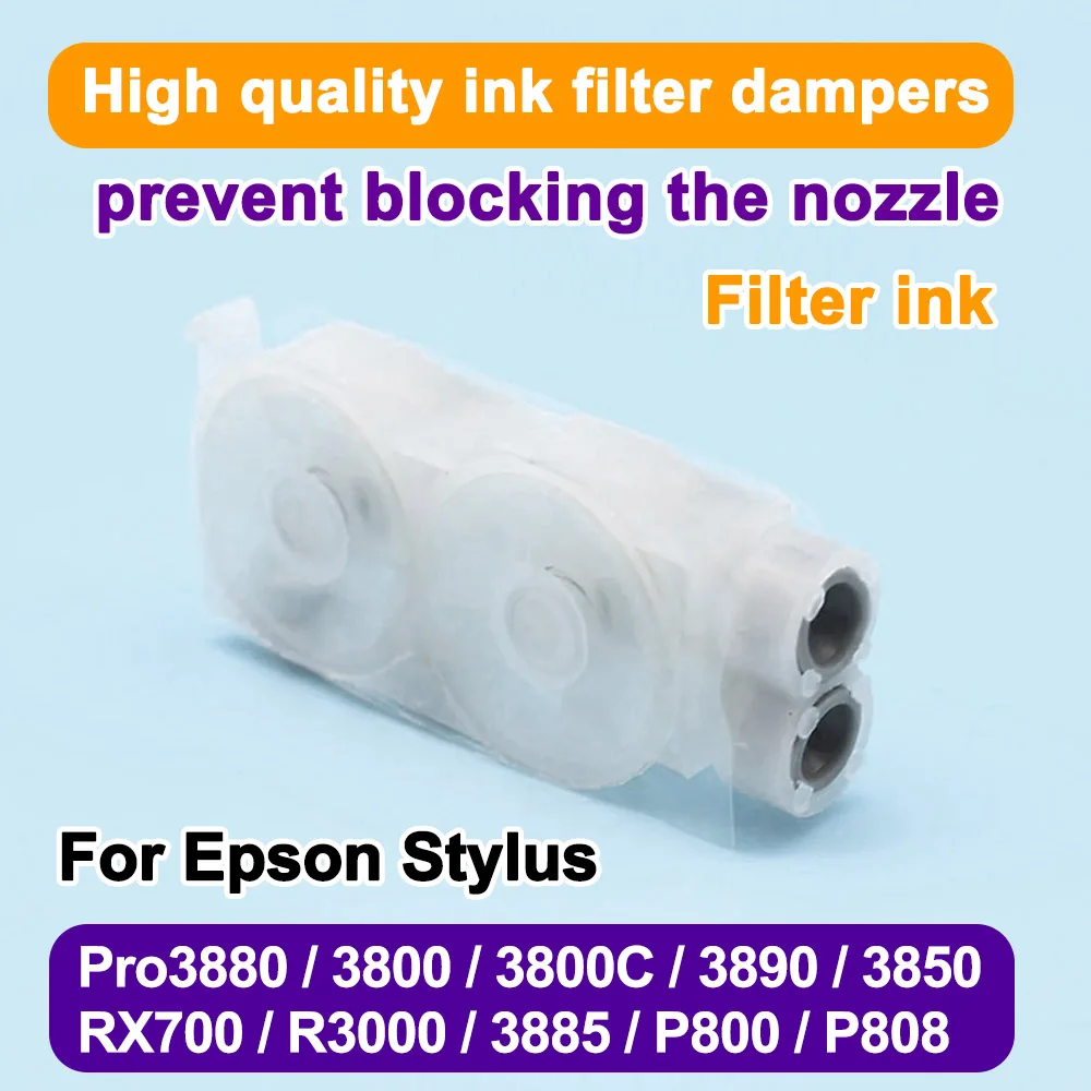 

High Quality Ink Dampers For Epson 3800 3880 3800C 3850 3859 3885 3890 RX700 R3000 B-300DN 500DN 310DN Ink Filter