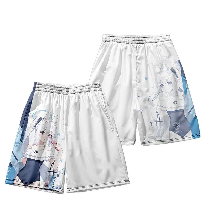 shorts-blue-archive-azure-academy-konaki-sunai-hatsune-future-xiazawa-beauty-tour-com-o-mesmo-estilo-de-roupas-de-verao