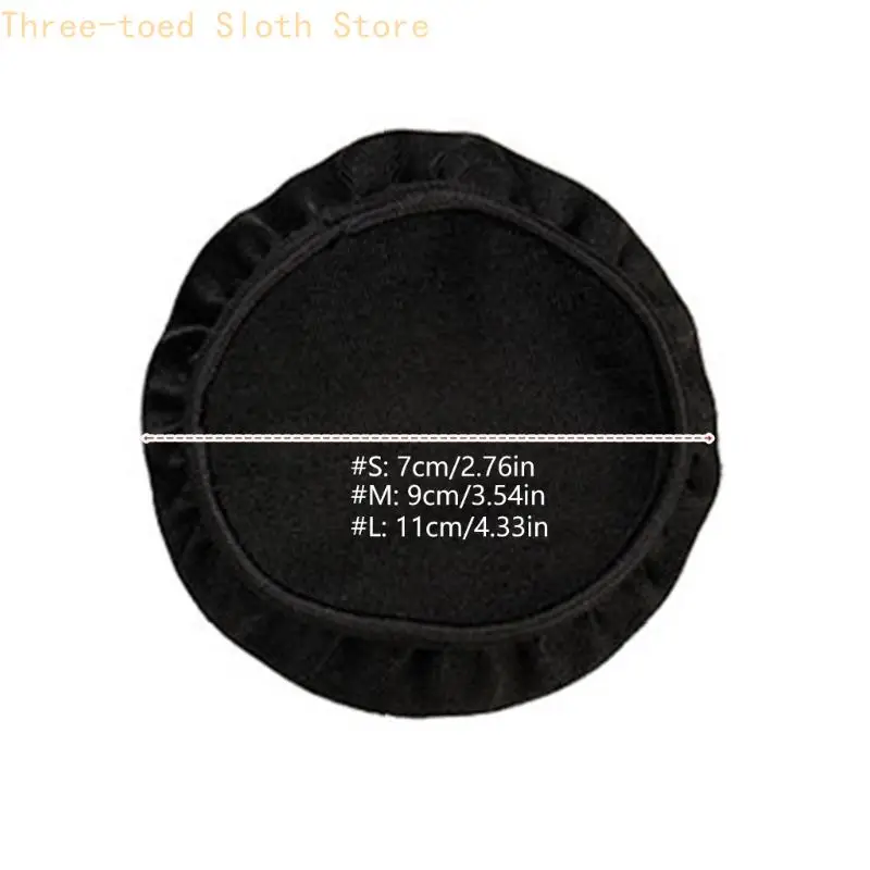2 Stück Universal Fit Stoff-Ohrabdeckungen Flexs Stoff Headset-Ohrabdeckung bleiben hygienisch E74A – Detail 6