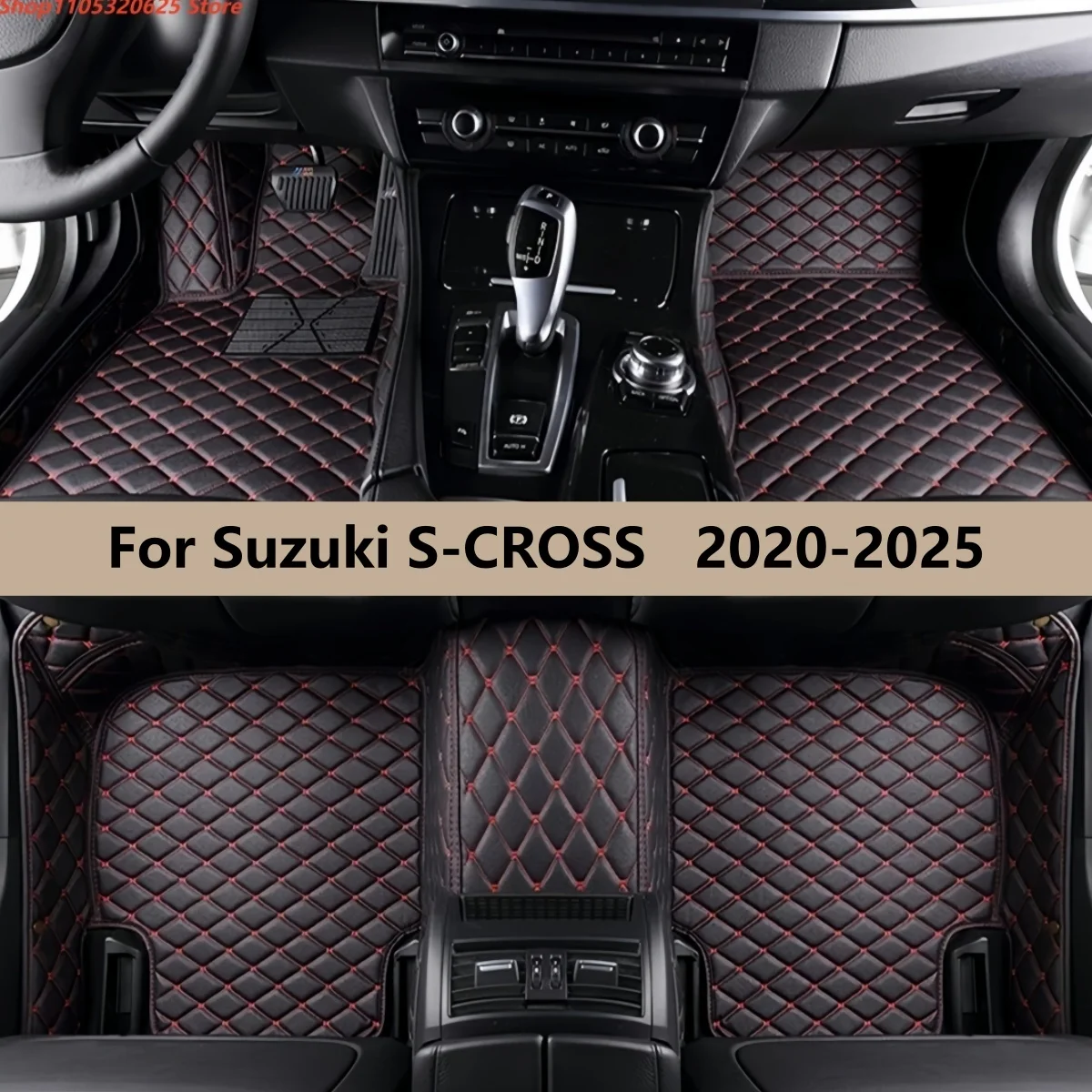 

Custom Car Floor Mats For Suzuki S-CROSS 2020 2021 2022 2023 2024 2025 Floor Mats for Car Men Women Car Accessories