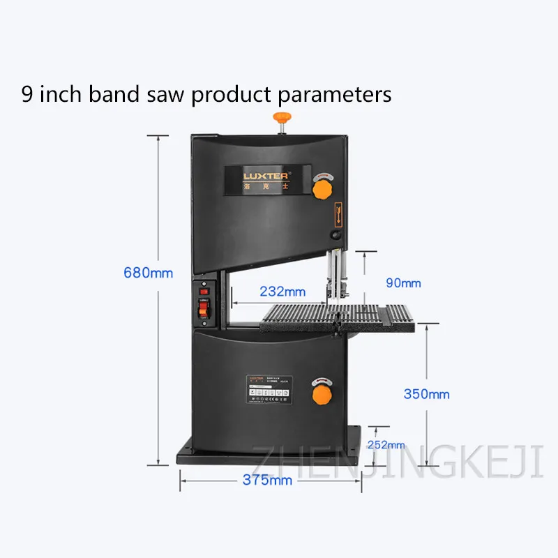 Imagem -03 - Woodworking Band Sawing Machine Desktop Wire Saw Jigsaw Ferramentas de Corte de Metal Rosário Mesa Saw 85 mm 89 mm 350 w 550w 220v