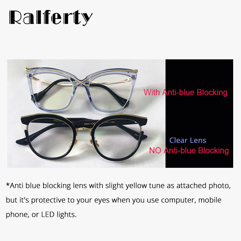 Ralferty (High Cylinder) 1.56 1.61 1.67 1.74 Optical Lenses Anti Blue Light Prescription Glasses Lens Eyes Clear Diopter Lentes