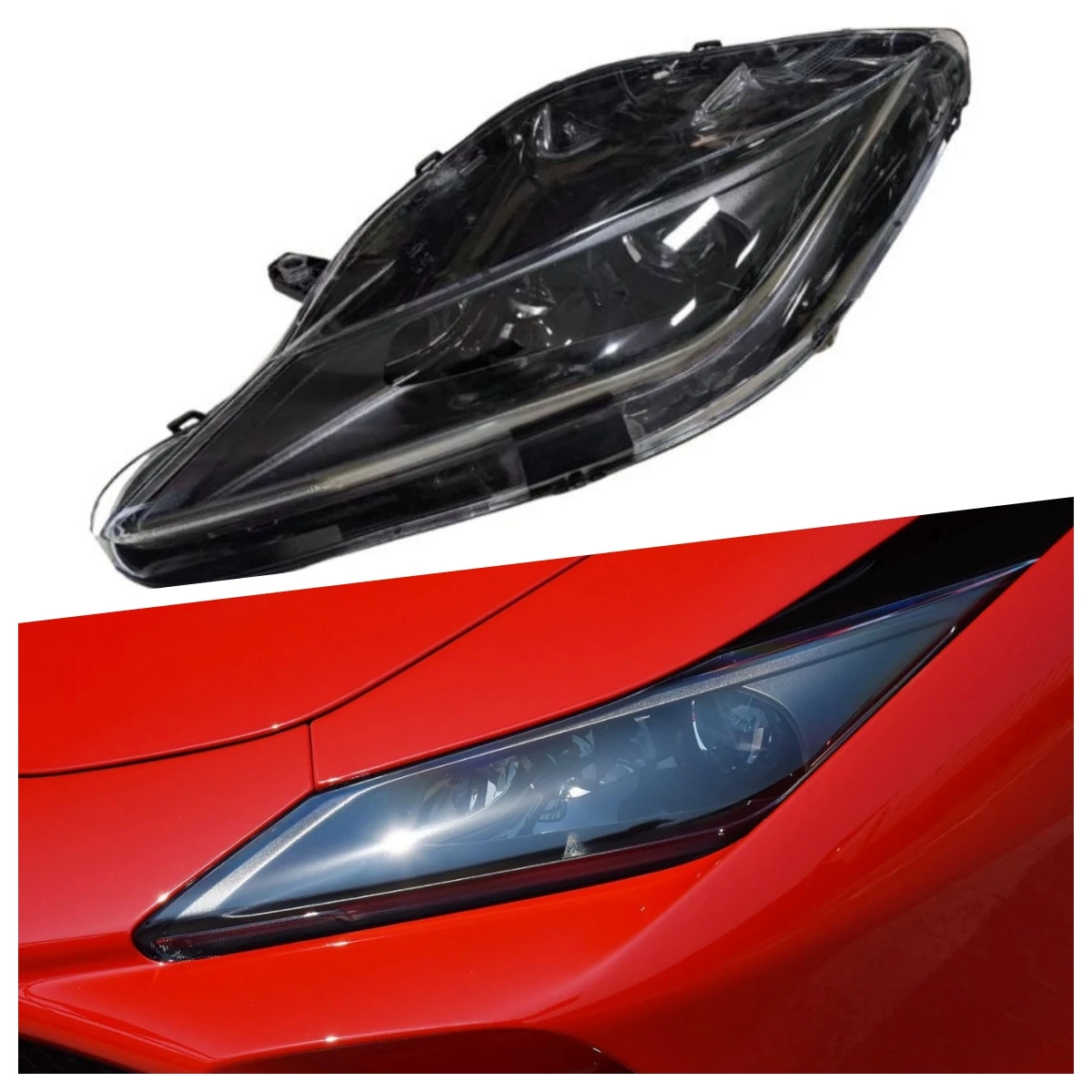 Original LED Headlights For Ferrari F8 2019 2020 Original Used Parts Headlamps 12V White Light With 8000K F8 Front Bumper