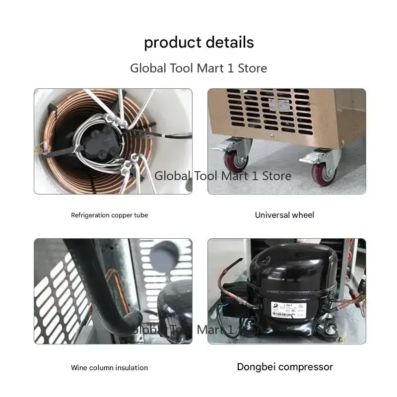 D7272 60L Cooler-dispenser-beer Counter Top Beer Cooler Dispenser Kegerator Machine for Pub Mini Kegerator Beer Cooler Dispenser