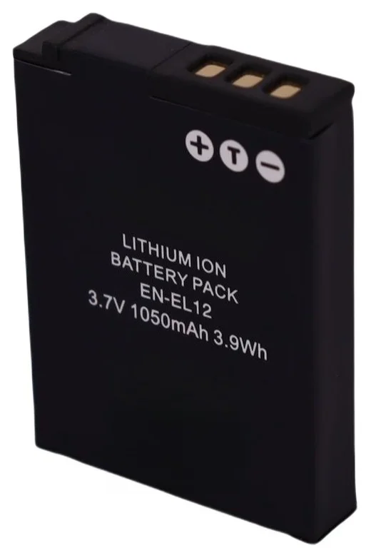 10 pièces EN-EL12 1050mAh Li-ion batterie pour Nikon Coolpix S3100 S3300 S4300 S5300 S6300 appareils photo numériques-remplacement haute capacité