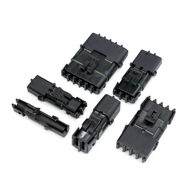 1 2 3 4 6 دبوس دلفي نوع 2.5 السيارات موصل مقاوم للمياه صف مزدوج واحد 12015791 12010996 120109756 120109732 120157911 #3